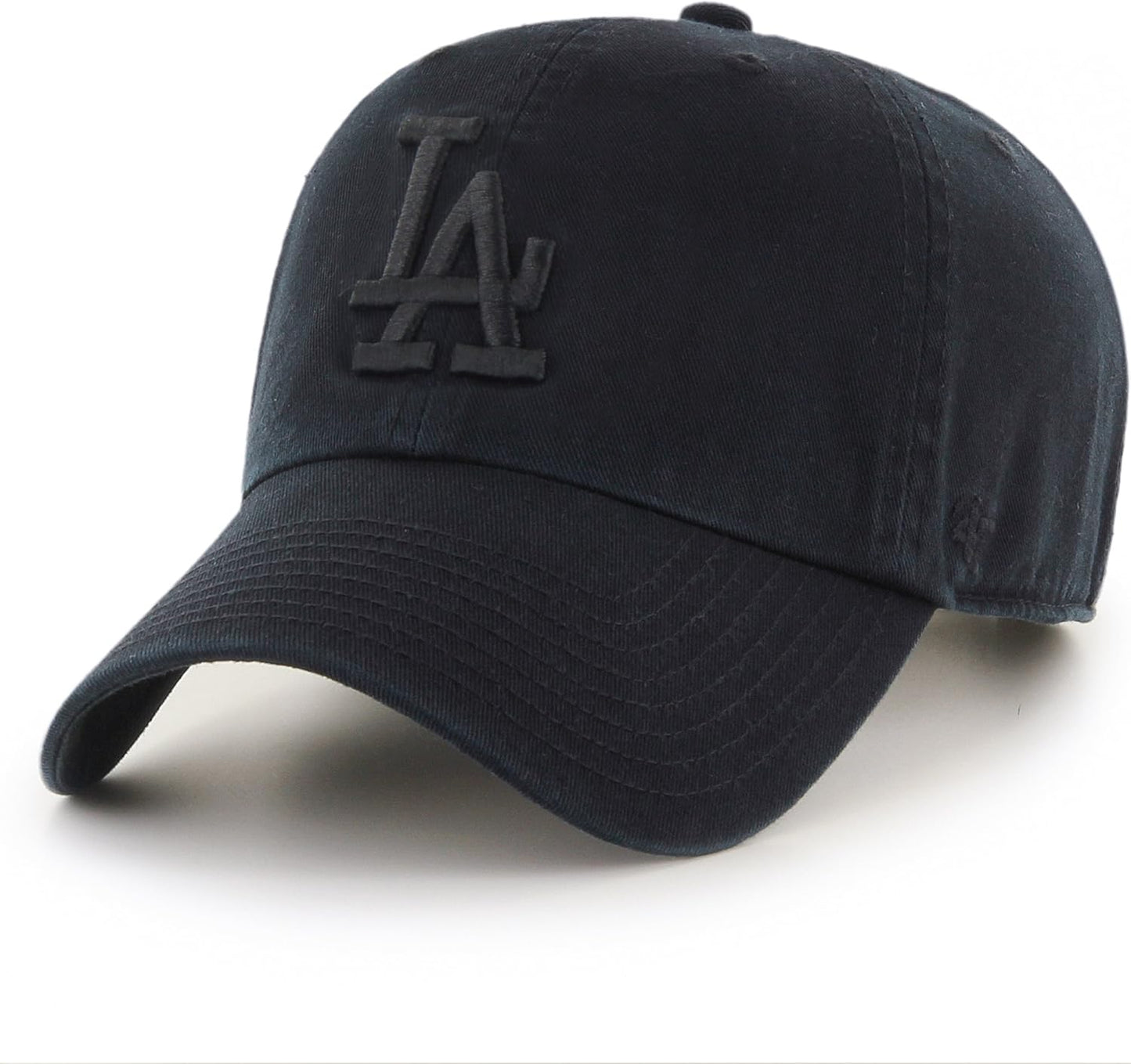 '47 Brand MLB Los Angeles Dodgers Clean Up Cap - Black on Black