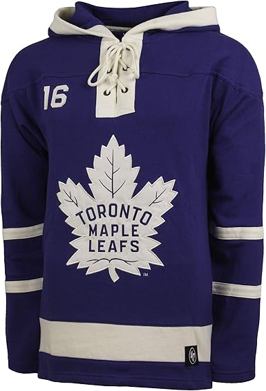 '47 NHL Toronto Maple Leafs Mitchell Marner Player Lacer Hoodie - Blue
