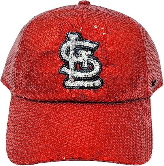 47 Women's MLB St. Louis Dazzle Clean Up Adjustable Hat - Red