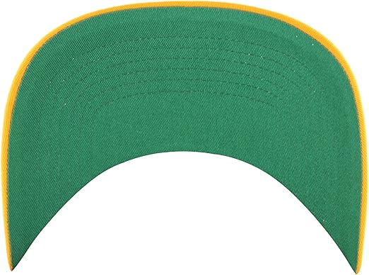 '47 NHL Vancouver Canucks (Skate) Super Hitch Adjustable Snapback Hat - Black/Yellow