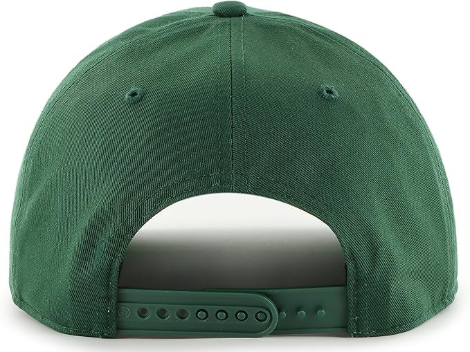 47 NCAA Michigan State Spartans Break Wood Suede Hitch Adjustable Snapback Hat - Green/Brown