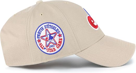 47 MLB Montreal Expos Sure Shot MVP Snapback Hat - Khaki