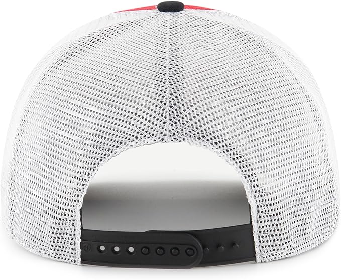47 NHL Ottawa Double Header Super Stripe Hitch RF Adjustable Snapback Hat - Red/Black
