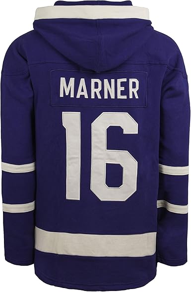 '47 NHL Toronto Maple Leafs Mitchell Marner Player Lacer Hoodie - Blue
