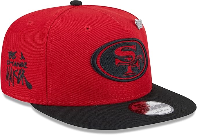 New Era San Francisco 2024 Inspire Change A-Frame 9FIFTY Snapback Hat - Red