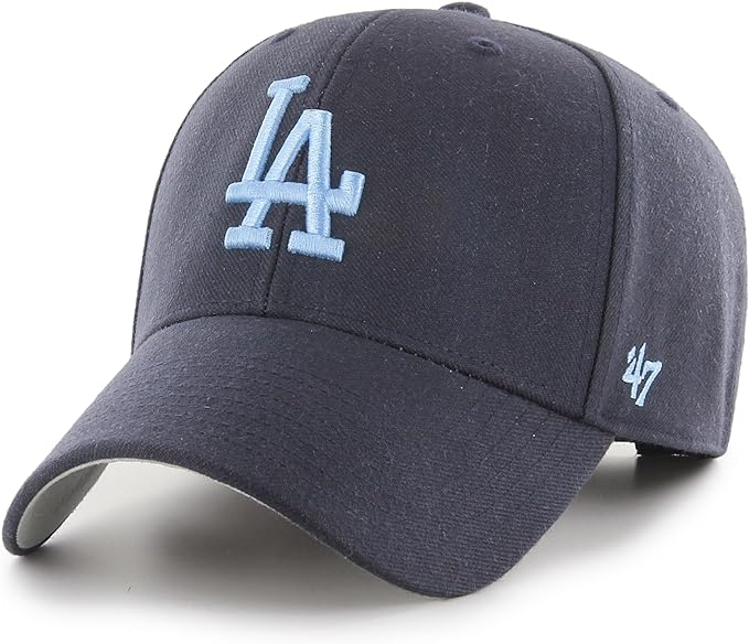47 MLB Los Angeles Dodgers MVP Adjustable Cap - Navy/Light Blue