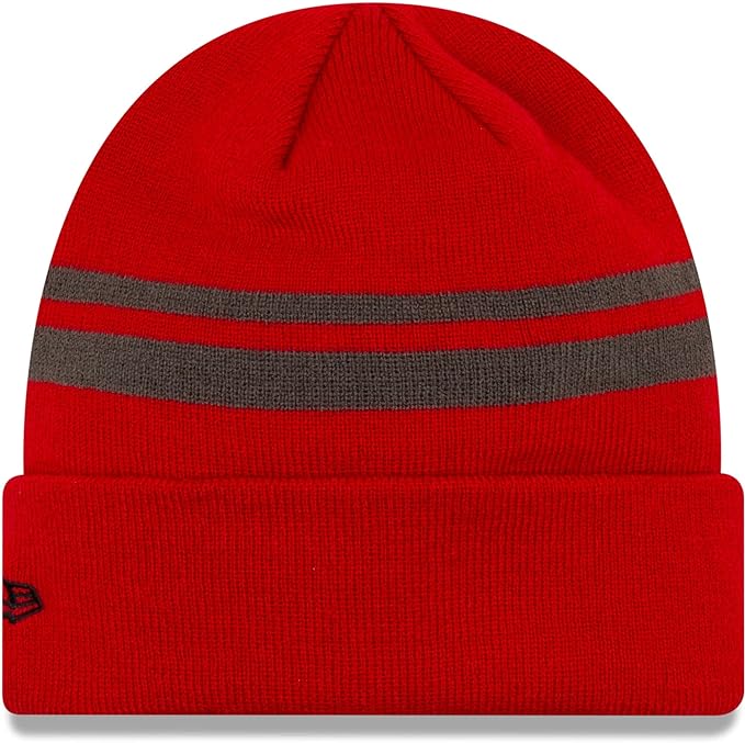 New Era Men's Red Tampa Bay Buccaneers Cuffed Knit Hat