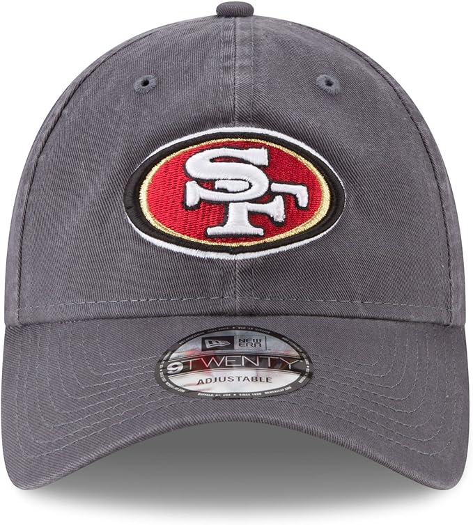 New Era Men's San Francisco 49ers 9TWENTY Adjustable Hat - Graphite