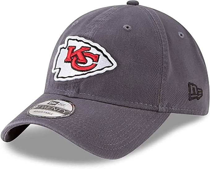 New Era Men's Kansas City Chiefs 9TWENTY Adjustable Hat - Graphite