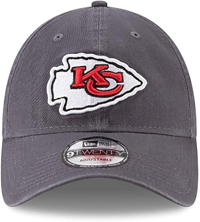 New Era Men's Kansas City Chiefs 9TWENTY Adjustable Hat - Graphite