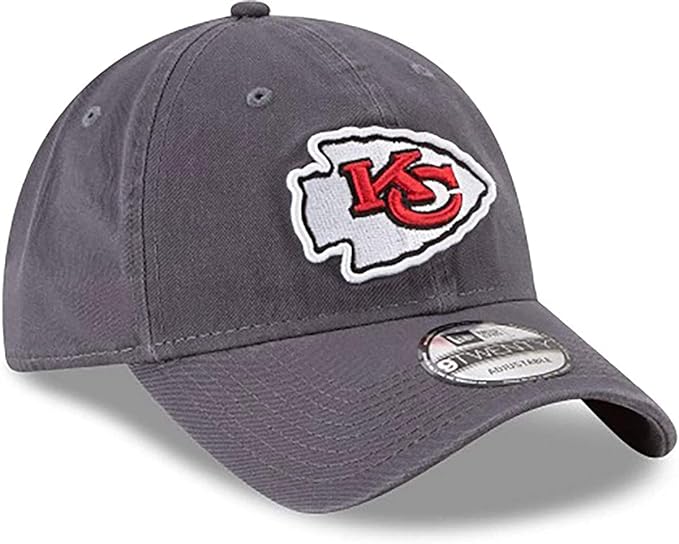 New Era Men's Kansas City Chiefs 9TWENTY Adjustable Hat - Graphite