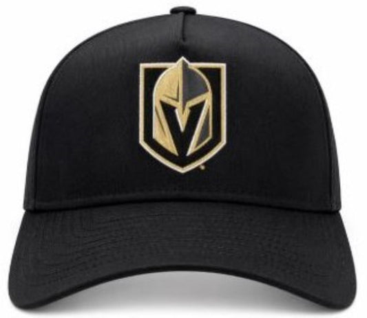 New Era NHL Vegas Golden Knights 9FORTY A-Frame Adjustable Snapback Hat - Black