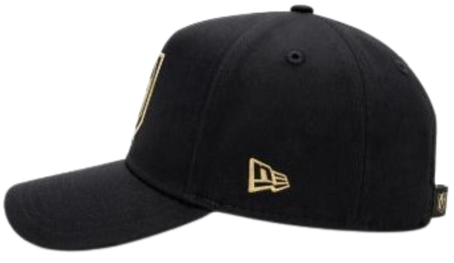 New Era NHL Vegas Golden Knights 9FORTY A-Frame Adjustable Snapback Hat - Black