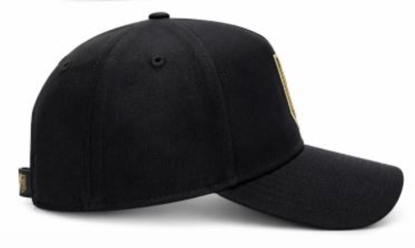New Era NHL Vegas Golden Knights 9FORTY A-Frame Adjustable Snapback Hat - Black