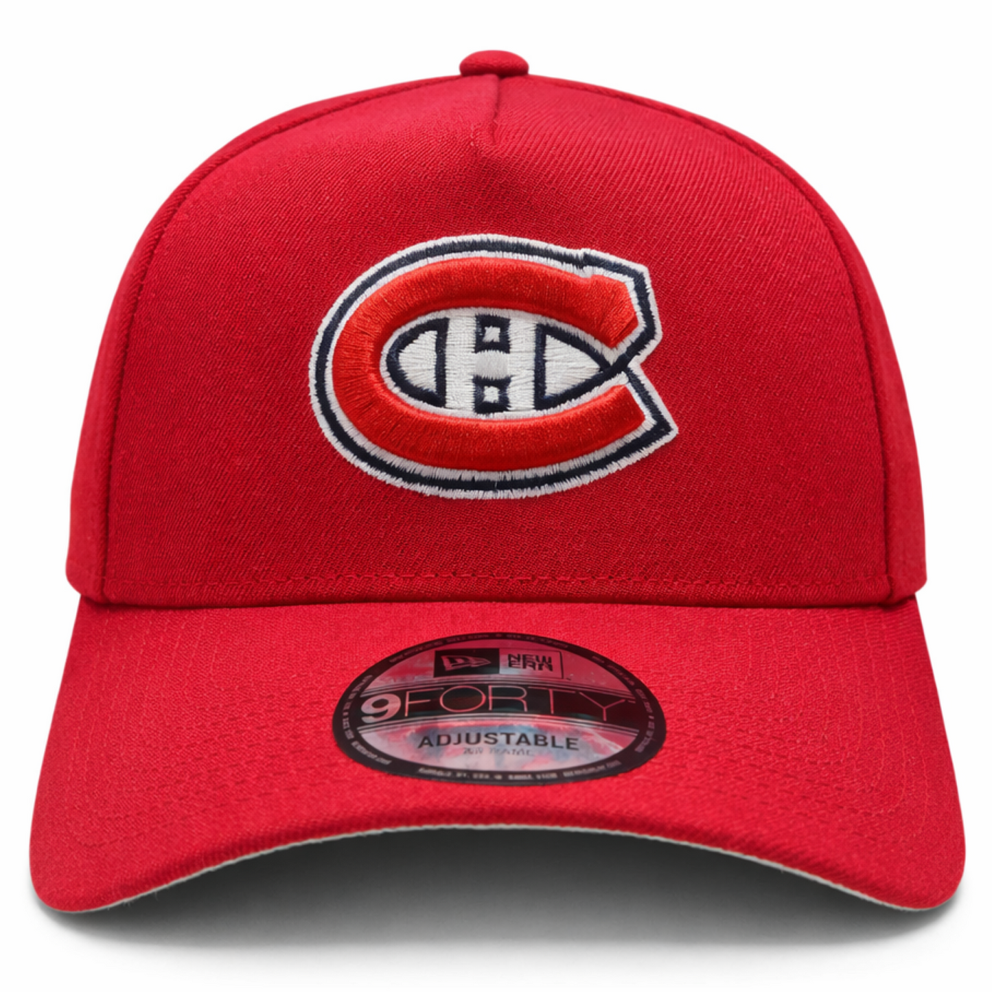 New Era NHL Montreal Canadiens 9FORTY A-Frame Adjustable Snapback Hat - Red