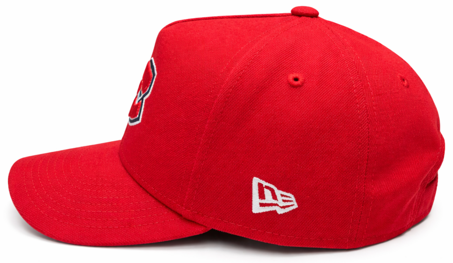 New Era NHL Montreal Canadiens 9FORTY A-Frame Adjustable Snapback Hat - Red