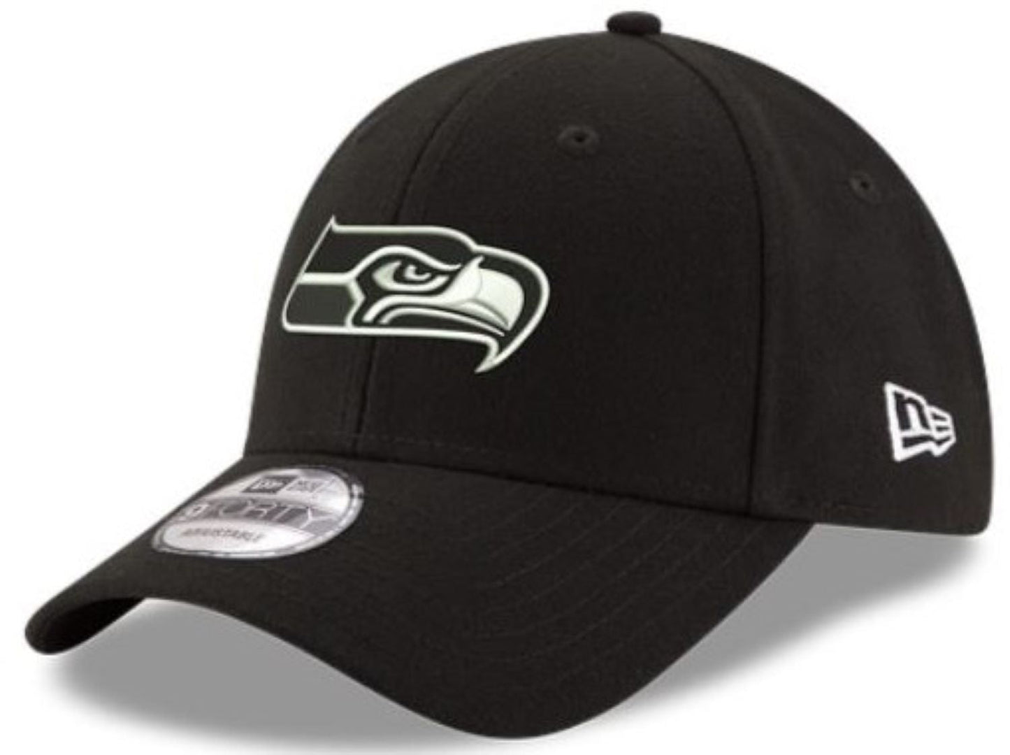 New Era NFL Seattle Seahawks 9FORTY Adjustable Hat - Black