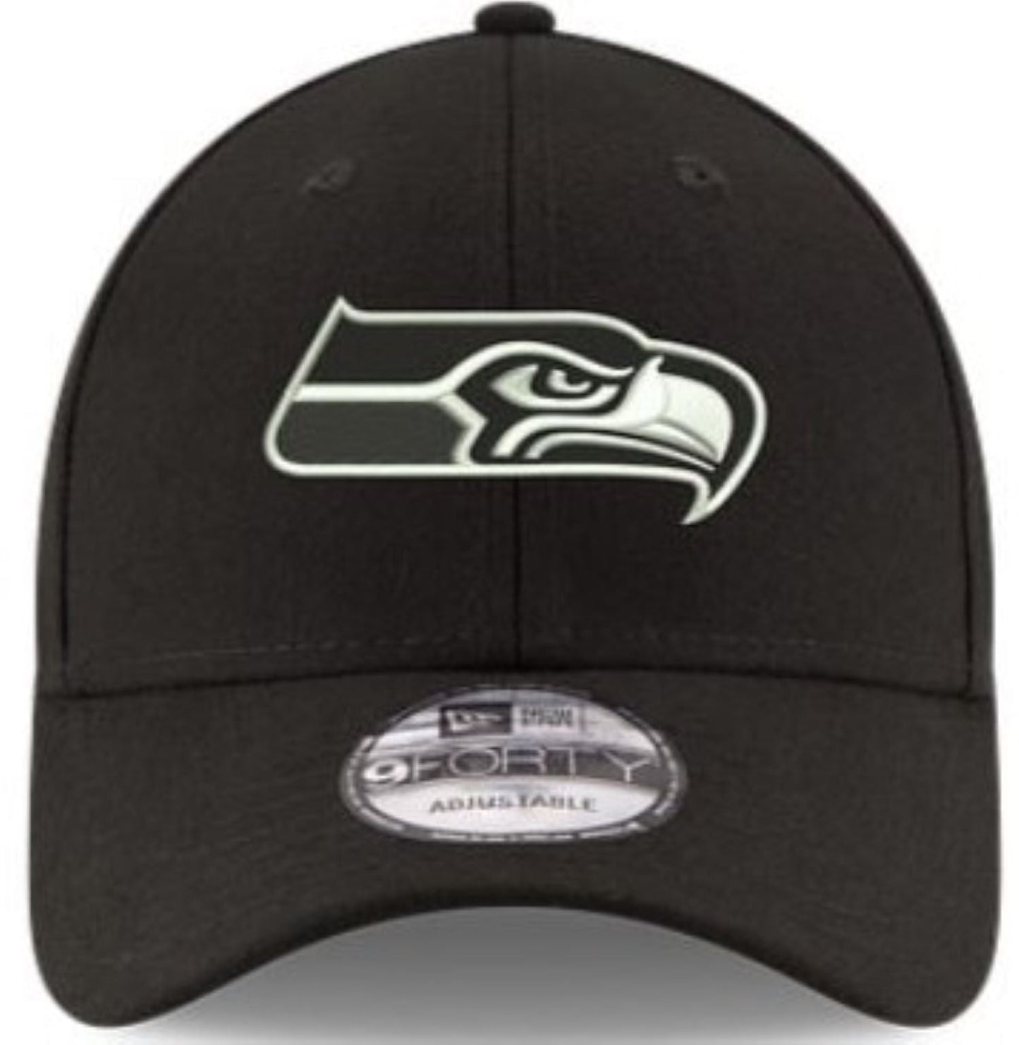 New Era NFL Seattle Seahawks 9FORTY Adjustable Hat - Black