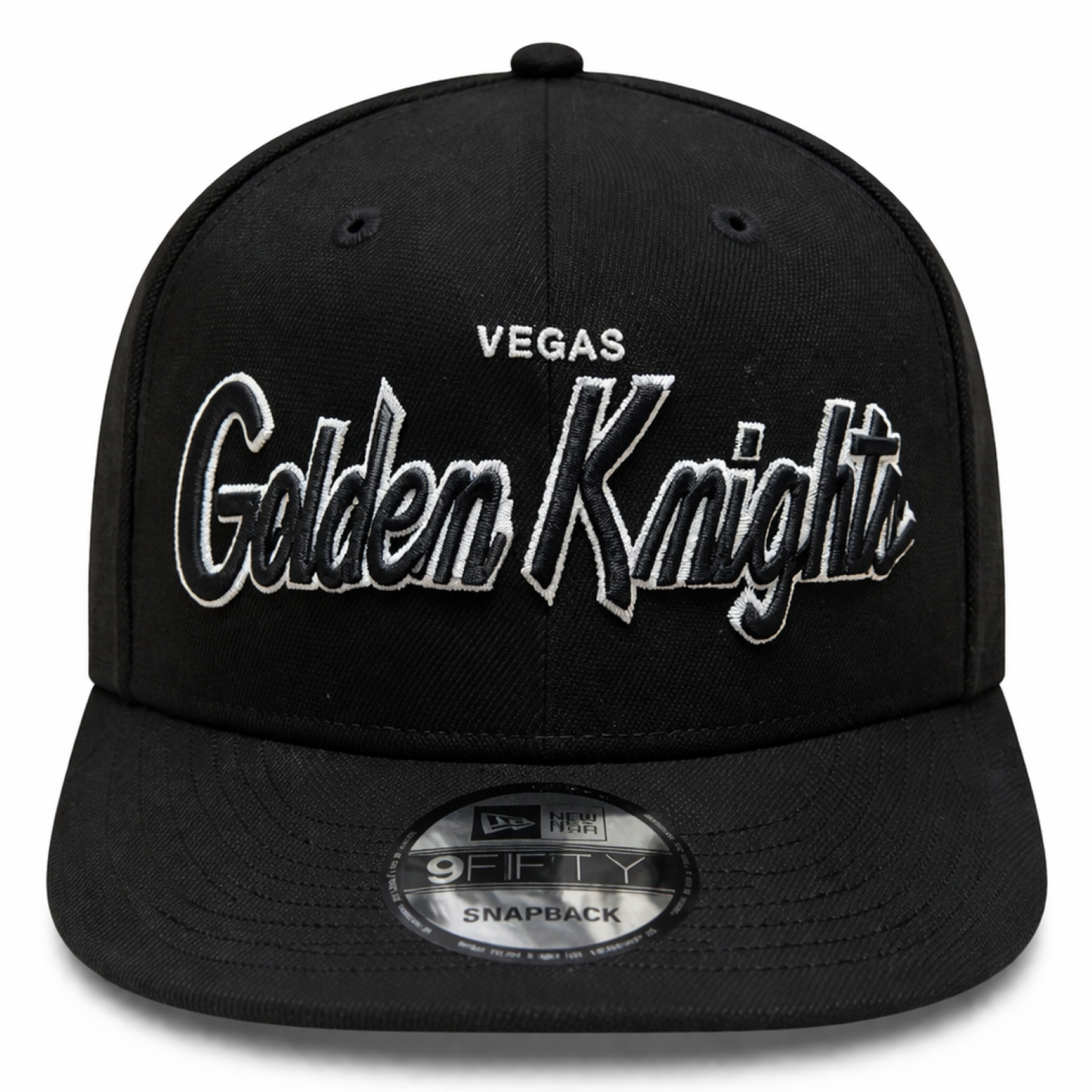 New Era 9FIFTY A-Frame NHL Vegas Golden Knights Adjustable Snapback Hat - Black