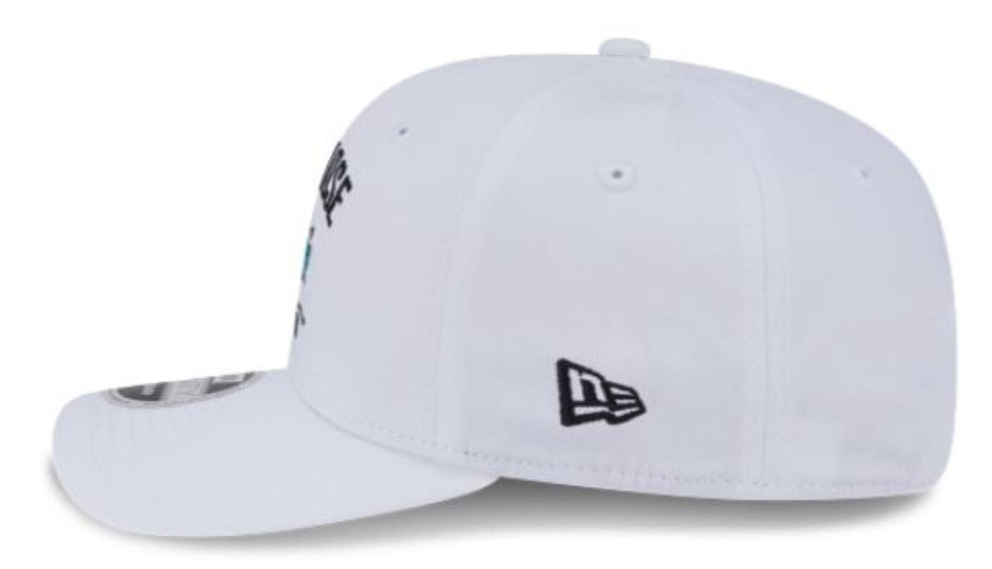 New Era 9SEVENTY NHL San Jose Sharks Adjustable Stretch-Snapback Hat - White