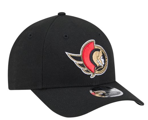 New Era 9FORTY M-Crown NHL Ottawa Senators Adjustable Snapback Hat - Black