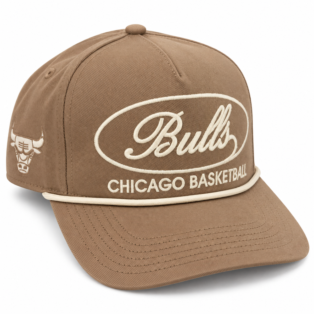 '47 brand chicago bulls rope hitch adjustable hat- Khaki