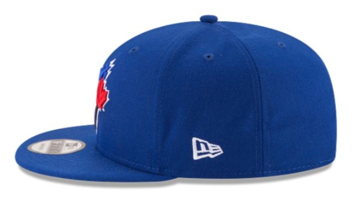 New Era 9FIFTY MLB Toronto Blue Jays 50th Anniversary Side Patch Adjustable Snapback Hat - Royal Blue