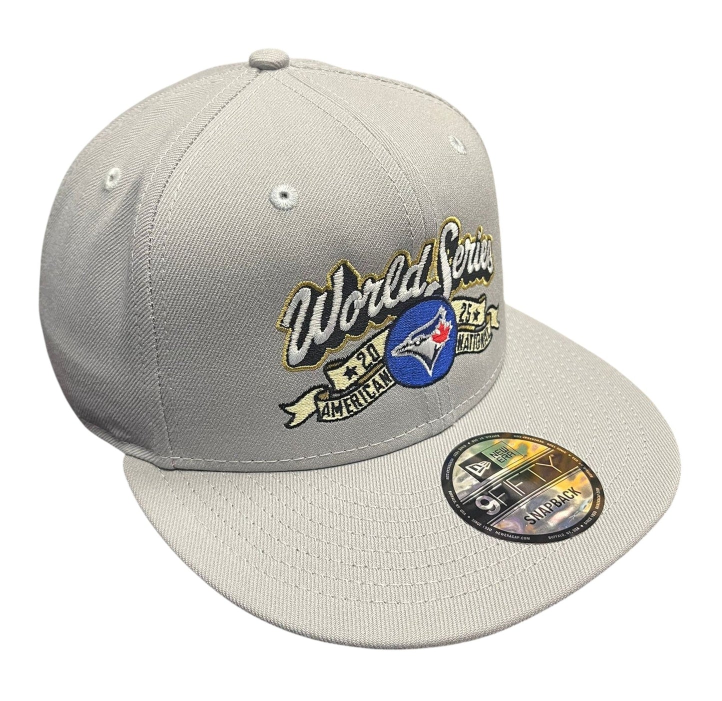 New Era 9FIFTY MLB Toronto Blue Jays 2025 ALCS Champions Snapback Adjustable Cap - Grey