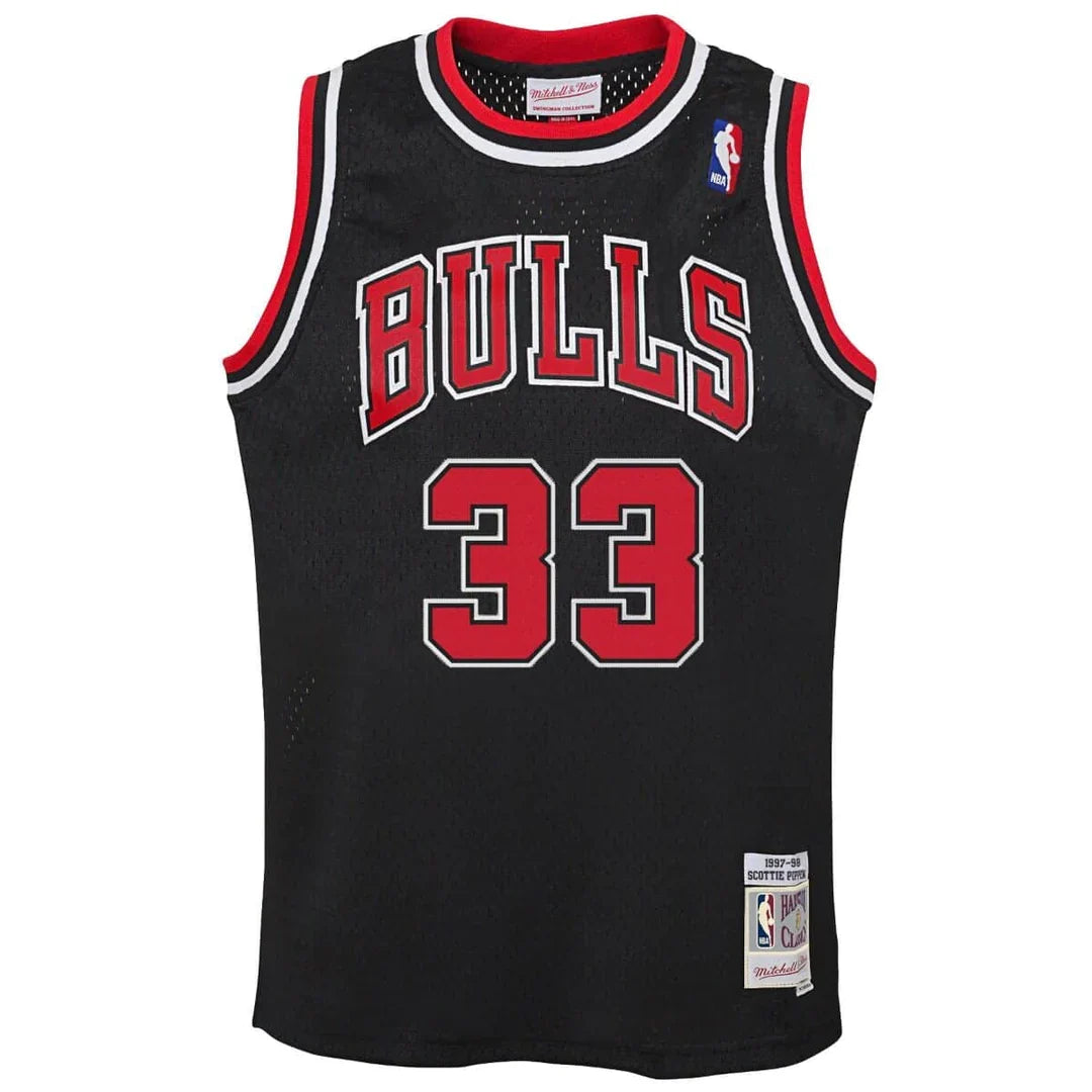 Mitchell & Ness (Youth) NBA Chicago Bulls Scottie Pippen 1997-98 Hardwood Classics Swingman Jersey - Black