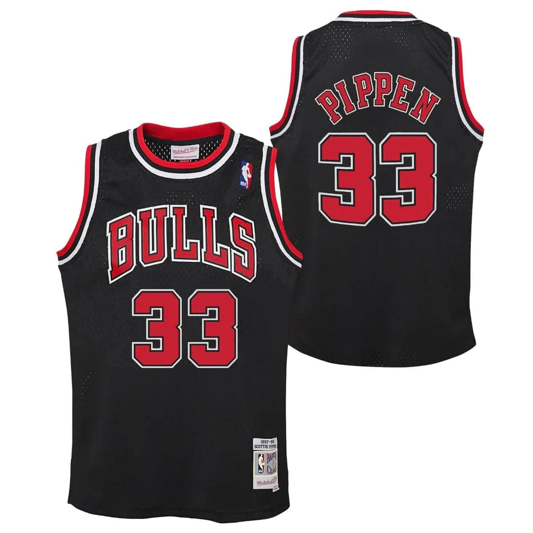 Mitchell & Ness (Youth) NBA Chicago Bulls Scottie Pippen 1997-98 Hardwood Classics Swingman Jersey - Black