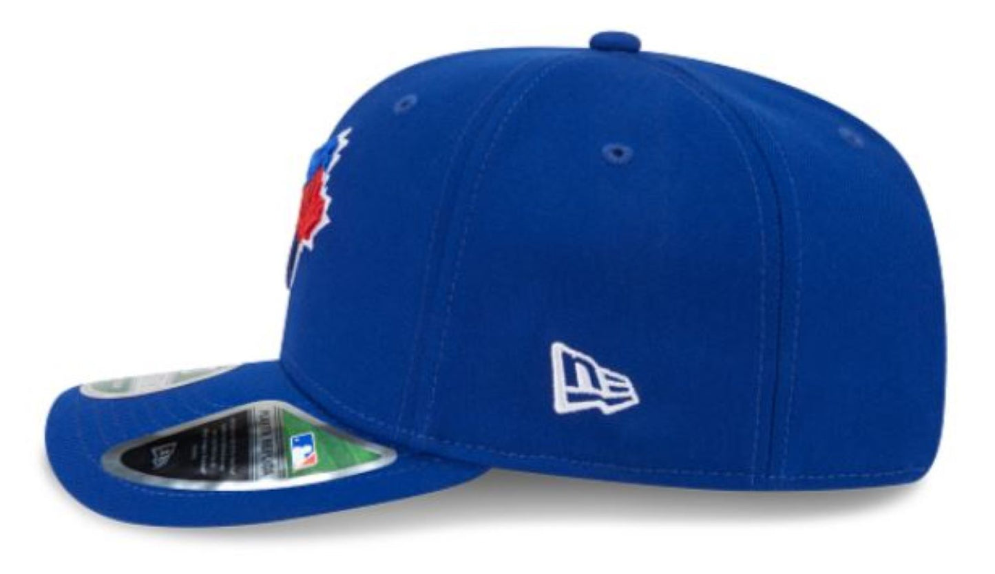 New Era 9SEVENTY MLB Toronto Blue Jays 50th Anniversary Side Patch Game Player Replica Adjustable Stretch-Snap Hat - Royal Blue