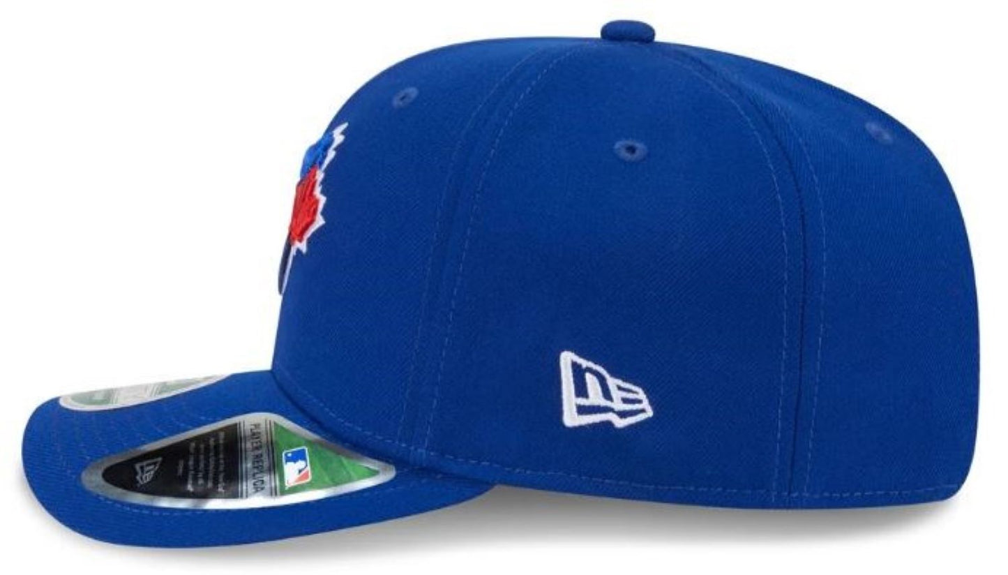 New Era 9SEVENTY MLB Toronto Blue Jays Player Replica Adjustable Stretch-Snap Game Hat - Royal Blue