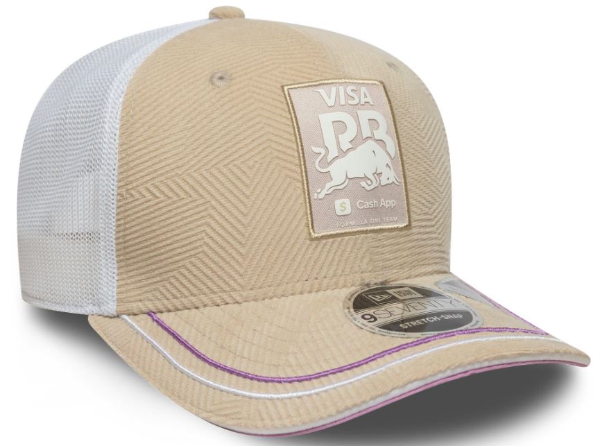 New Era 9SEVENTY Visa Cash App RB F1 Special Edition Miami GP Adjustable Snapback - Beige