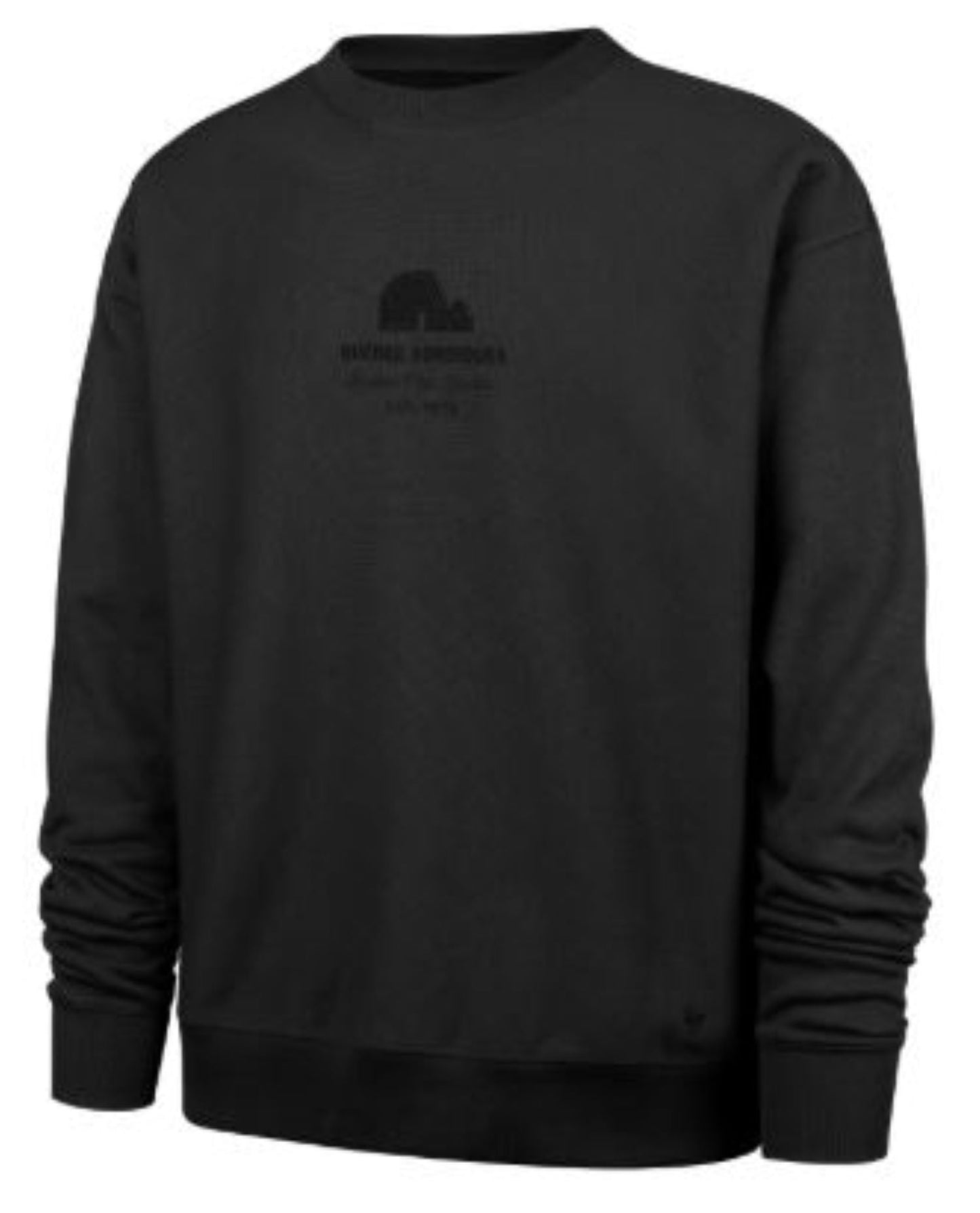 '47 NHL Quebec Nordiques Anderson Foundation Crewneck - Black