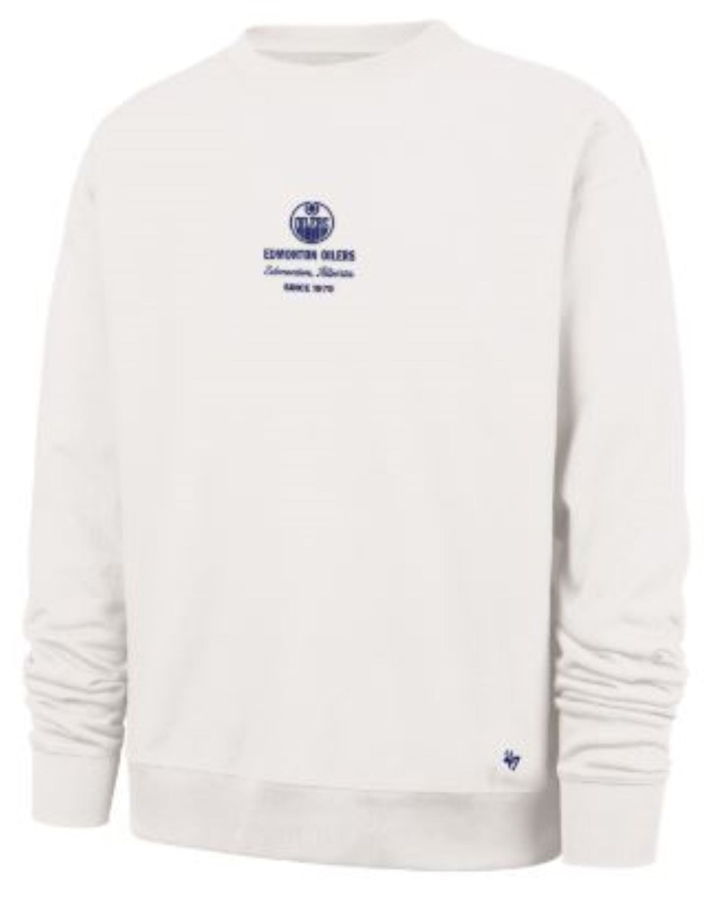 '47 NHL Edmonton Oilers Anderson Foundation Crewneck - White