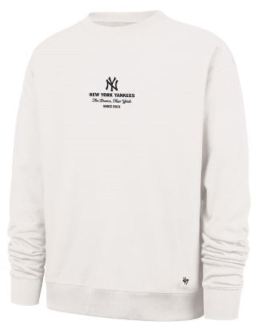 '47 MLB New York Yankees Anderson Foundation Crewneck - White