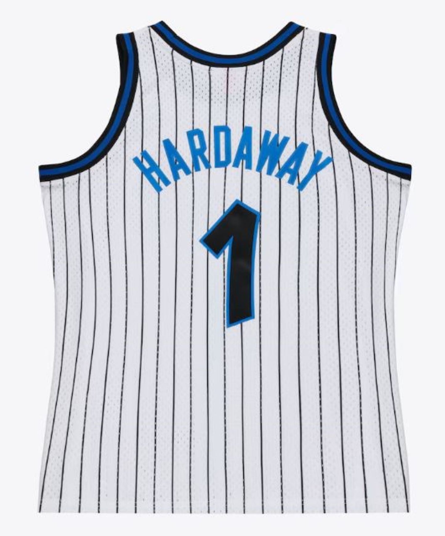 Mitchell & Ness NBA Anfernee Hardaway Orlando Magic 1993-94 Swingman Player Jersey - White/Black Pinstripe