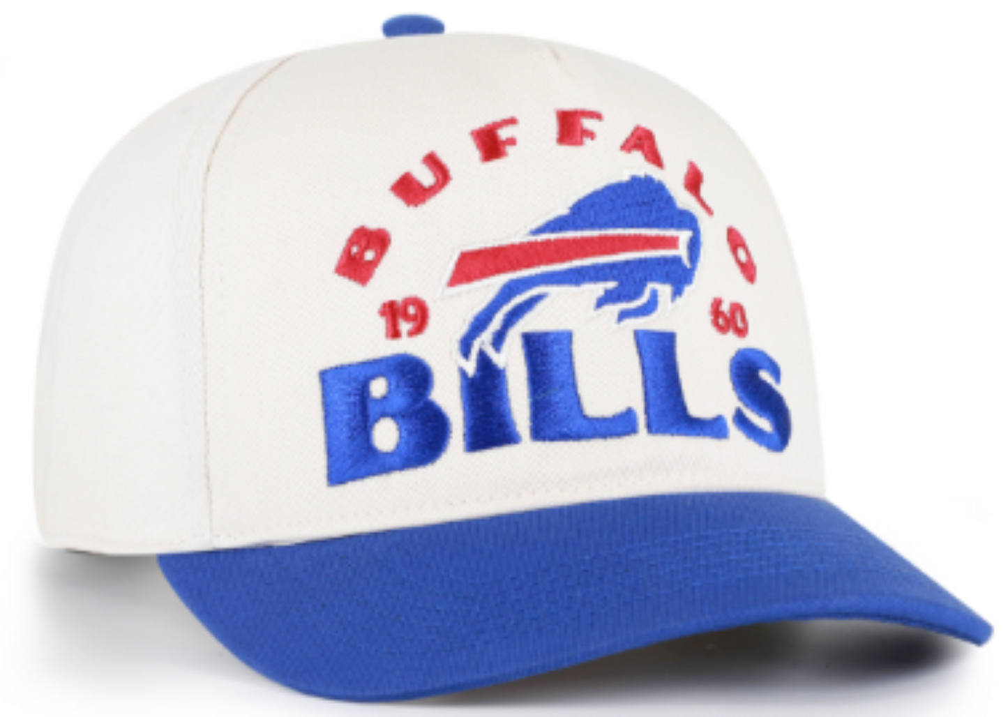 ’47 NFL Buffalo Bills Arcitext Hitch RF Adjustable Hat - White/Blue