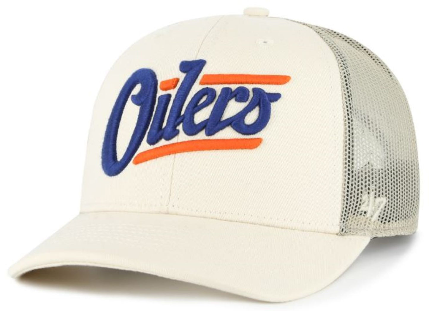 '47 NHL Edmonton Oilers Arid Trucker Adjustable Hat - Tan