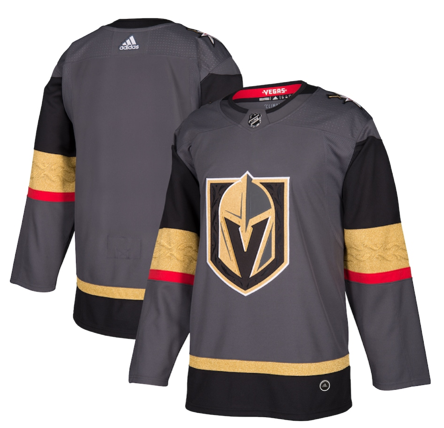 Men's Vegas Golden Knights NHL adidas Gray Home Authentic Blank Jersey