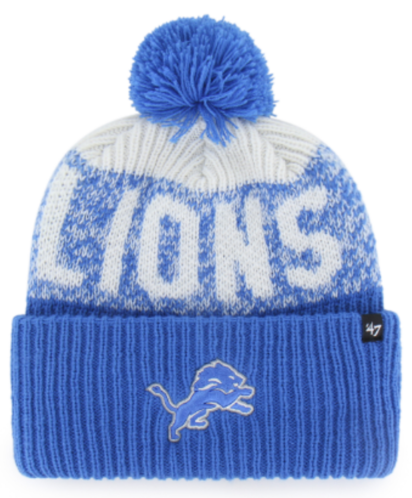 47 NFL Bone Chill Cuff Knit Beanie with Pom