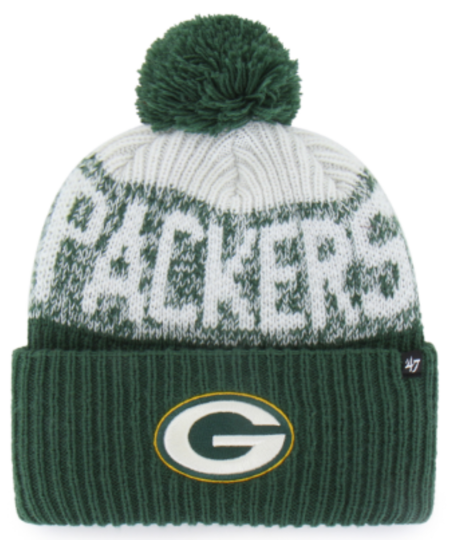 47 NFL Bone Chill Cuff Knit Beanie with Pom