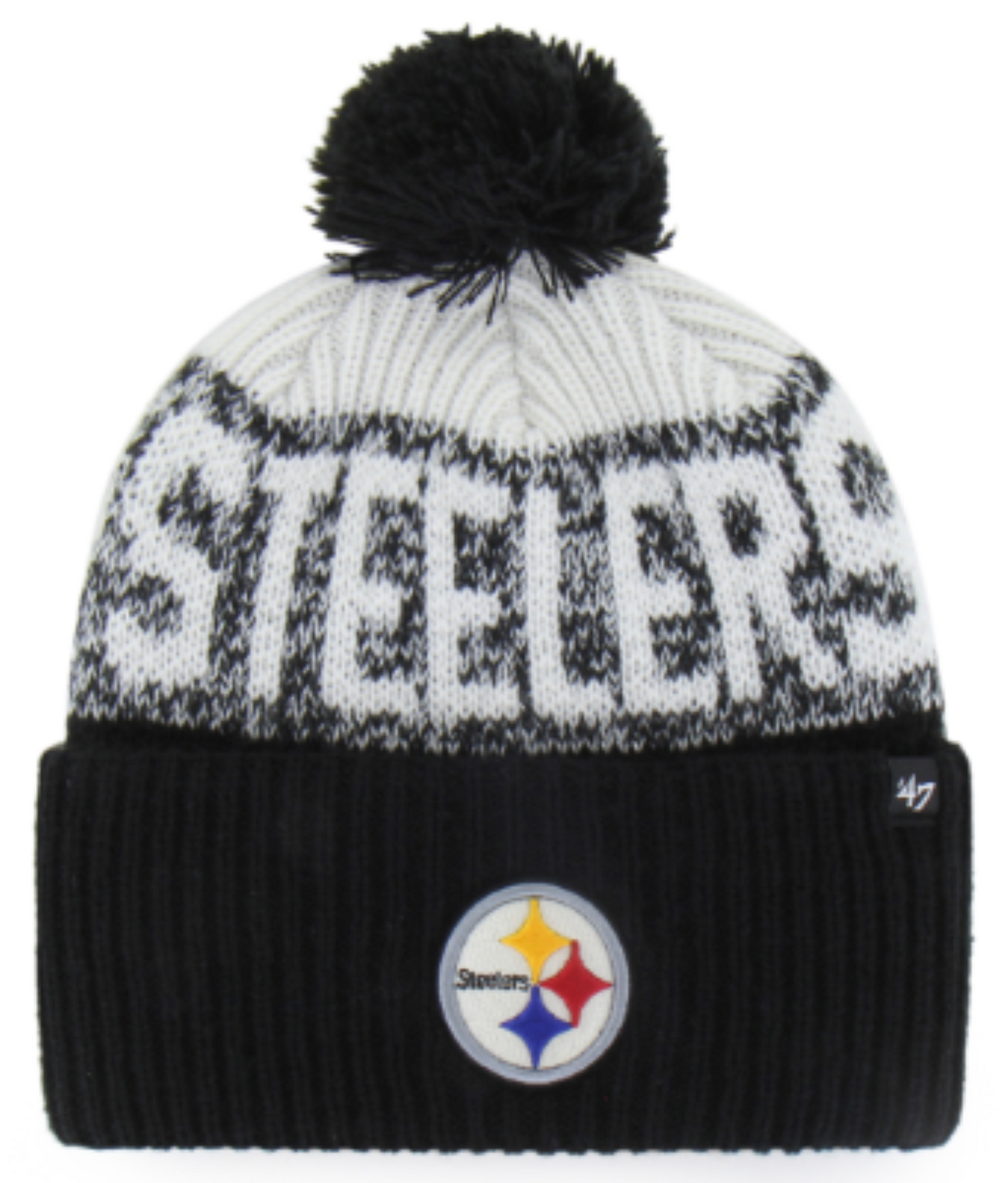 47 NFL Bone Chill Cuff Knit Beanie with Pom