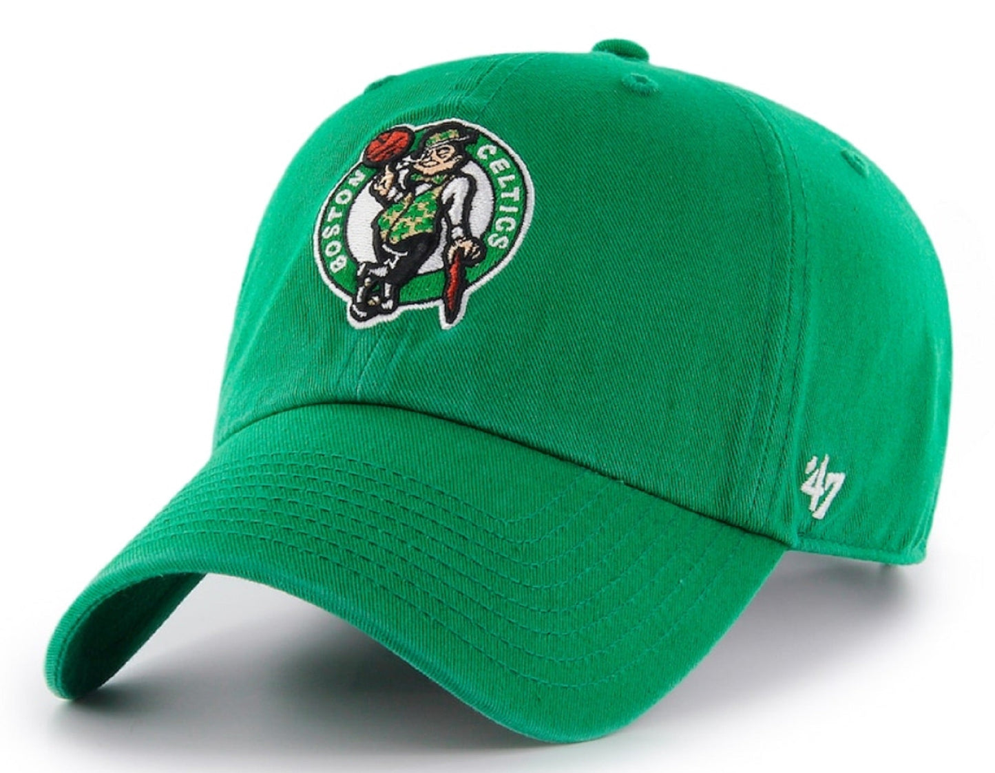 Boston Celtics NBA ’47 Brand Adjustable Unstructured Clean Up Green Hat