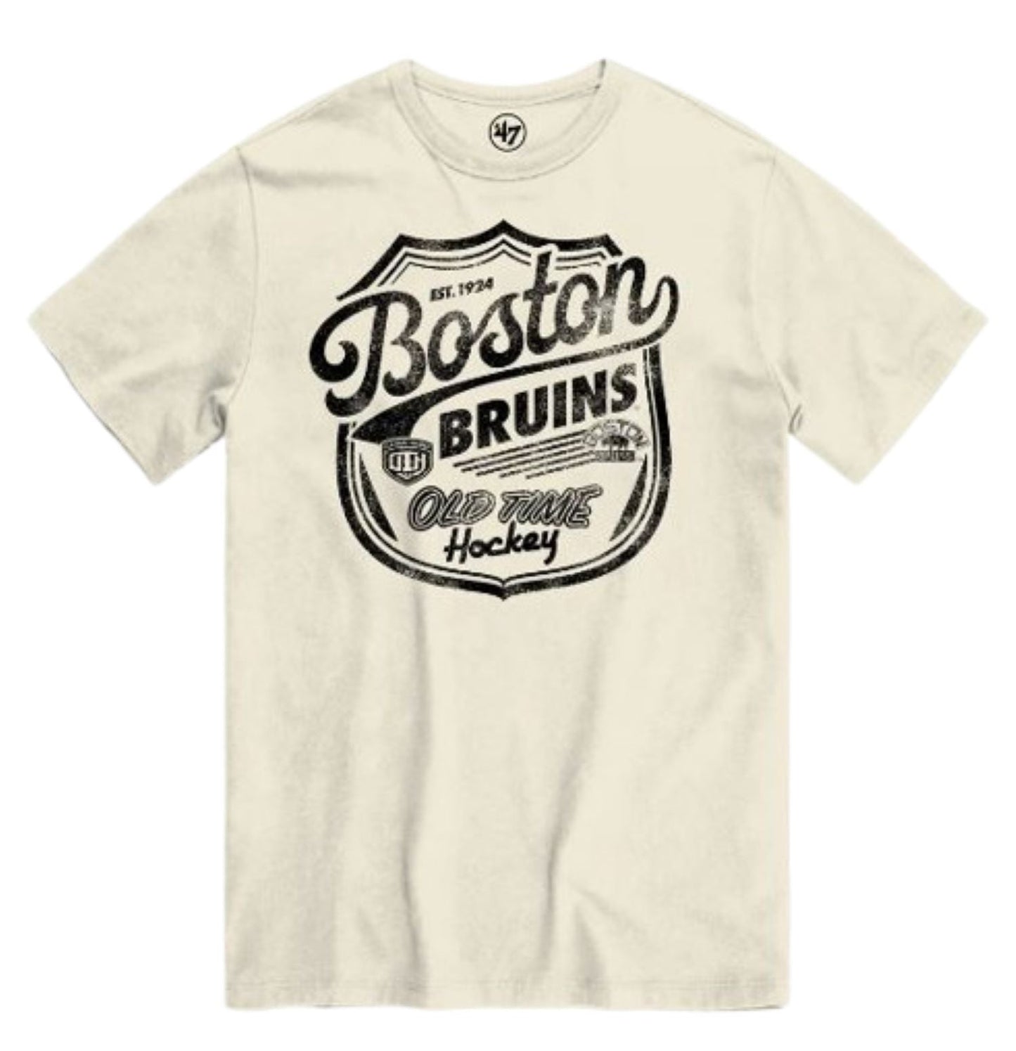 47 NHL Boston Bruins Old Time Hockey Poke Check Tee - White