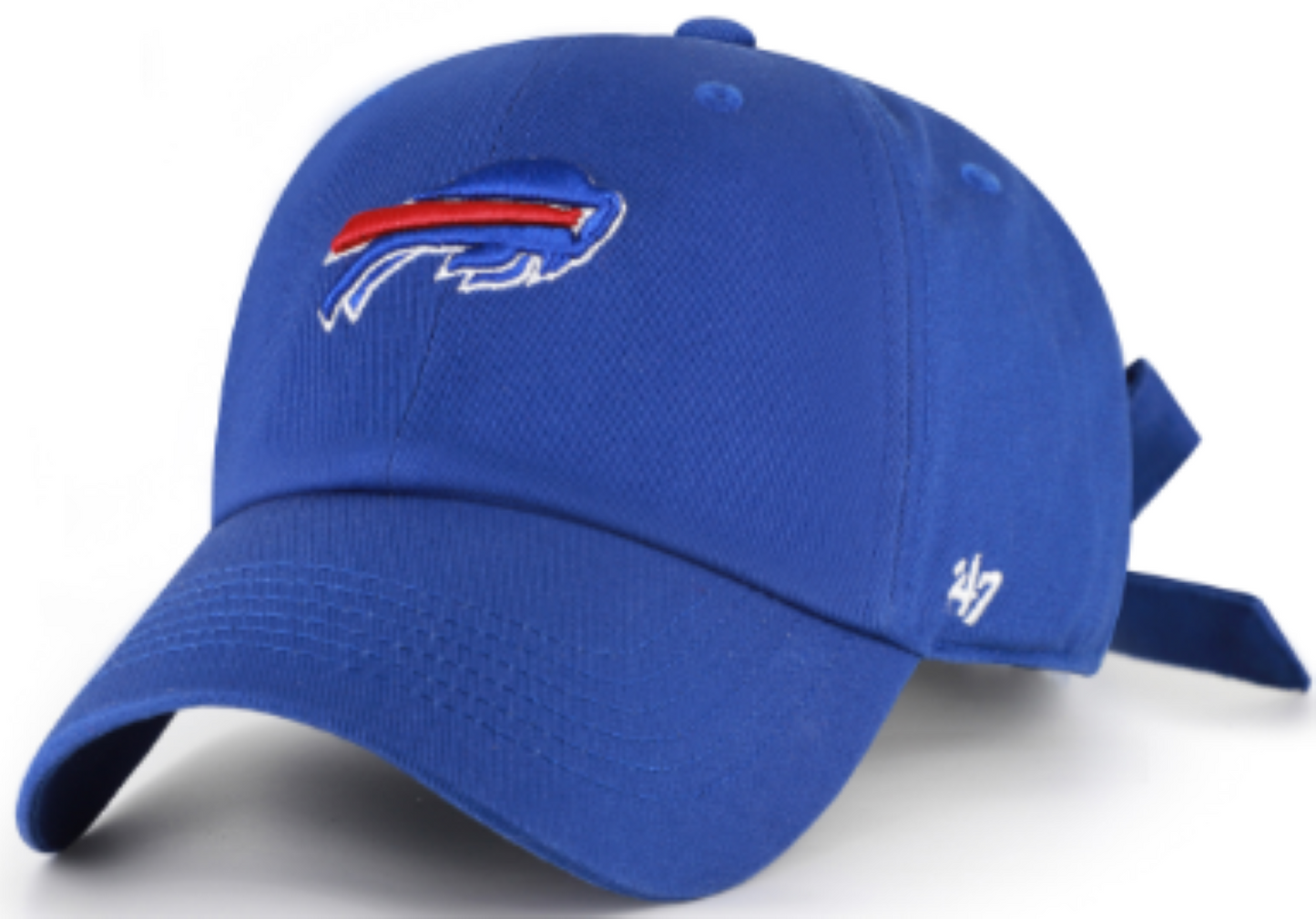 ’47 NFL Buffalo Bills Women's Bow Back Clean Up Adjustable Hat - Blue