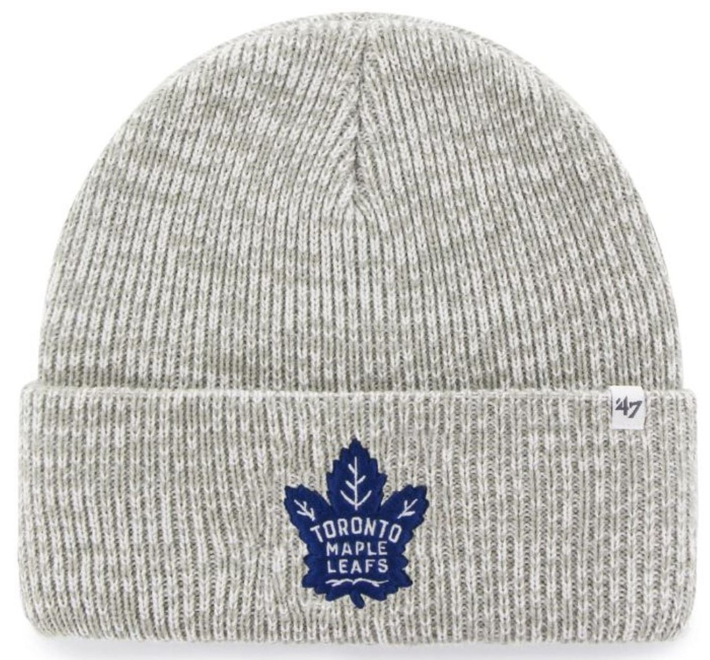 47 NHL Toronto Maple Leafs Brain Freeze Cuff Knit Beanie - Grey