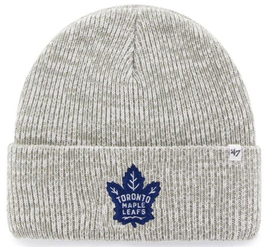 47 NHL Toronto Maple Leafs Brain Freeze Cuff Knit Beanie - Grey