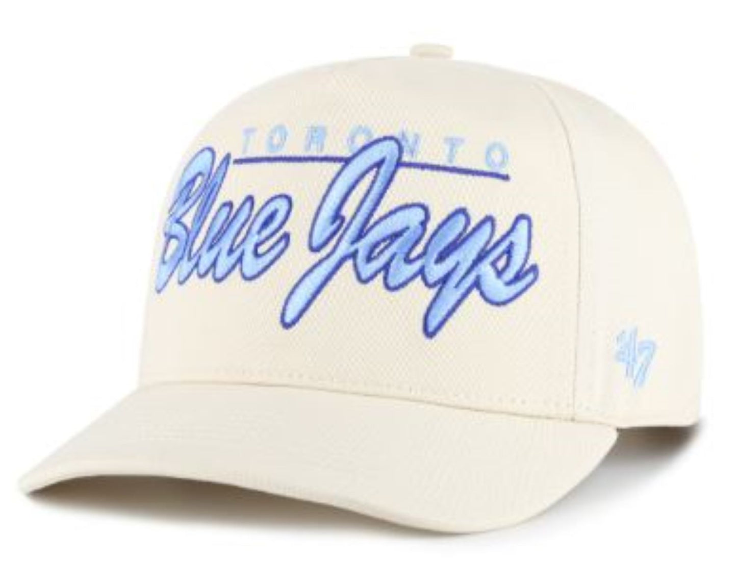 '47 MLB Toronto Blue Jays Brushmark Hitch Adjustable Hat - White/Blue