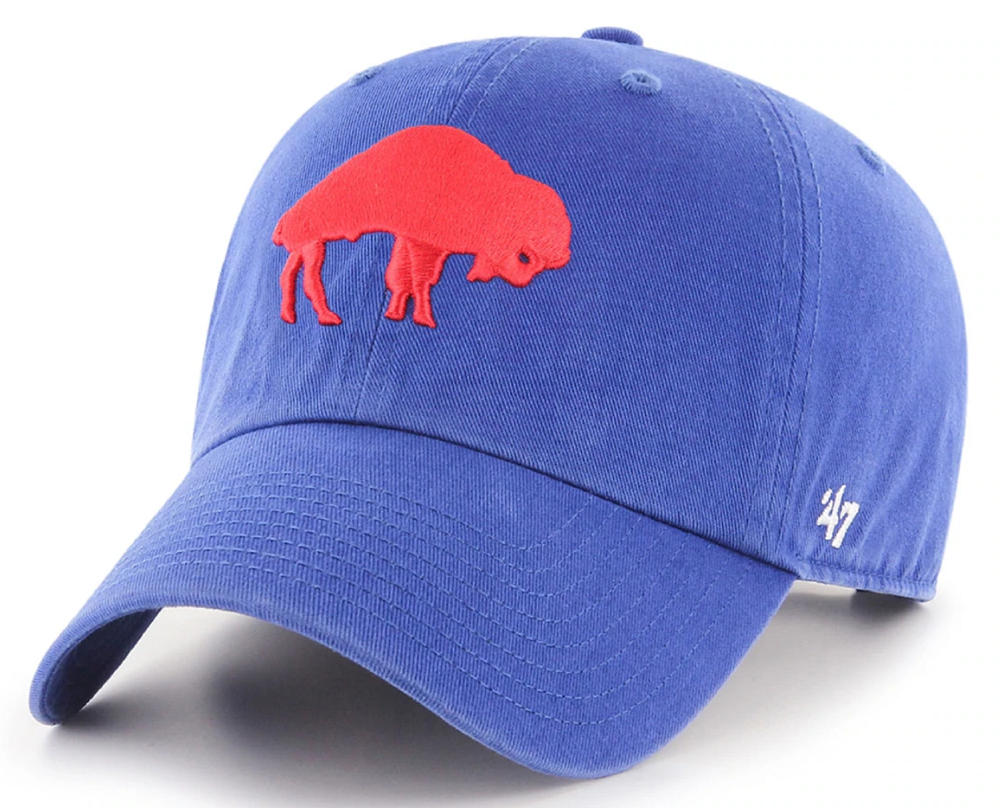 Vintage Buffalo Bills NFL ’47 Brand Adjustable Unstructured Clean Up Blue Hat